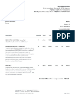 Description Quantité Unité Prix Réduction TVA Montant: Devis