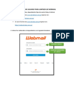 Manual de Limpieza de Webmail