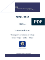 Excel 2016 - Unidad 1