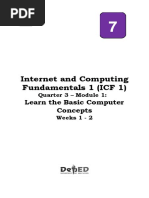 Internet and Computing Fundamentals 1 (ICF 1) : Learn The Basic Computer Concepts