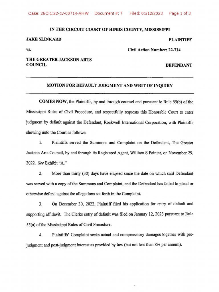 Slinkard File PDF Damages Virginia Circuit Court