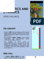 Kinematics and Dynamics: (Free-Falling)