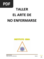 Taller El Arte de No Enfermarse