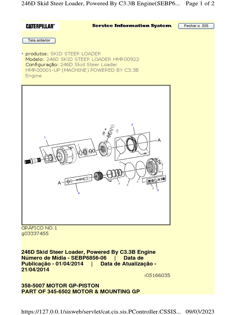 246D Skid Steer Loader Parts Guide | PDF | Equipment | Vehicle Parts