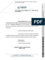 Excelentíssimo Senhor Doutor Juiz de Direito Da 1 Vara Cível de Campo Largo - Estado Do Paraná