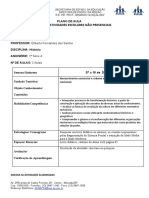 4 - Plano de Aula - 1 A Historia 07 A 18 de Dezembro