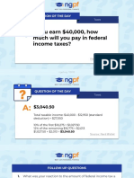 Taxes QoD - If You Make $40,000, How Much Will You Pay in Federal Income Taxes