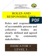 Roles and Responsibilities