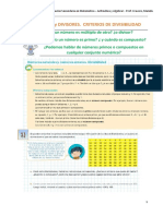 Múltiplos Y Divisores. Criterios de Divisibilidad