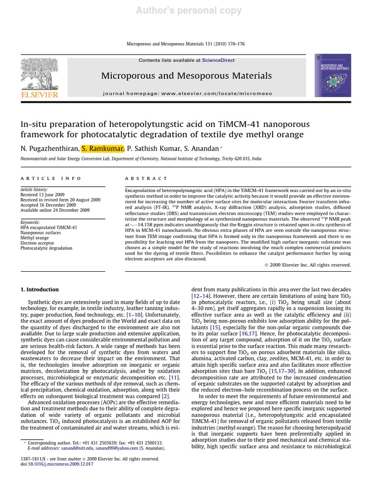 1.microporous and Mesoporous Materials 131 (2010) 17017622 PDF