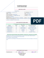 Anamensis Integral Sociocomunitaria: Identificación