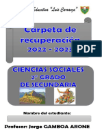 Carpeta de Recuperacion CCSS - 2° Grado