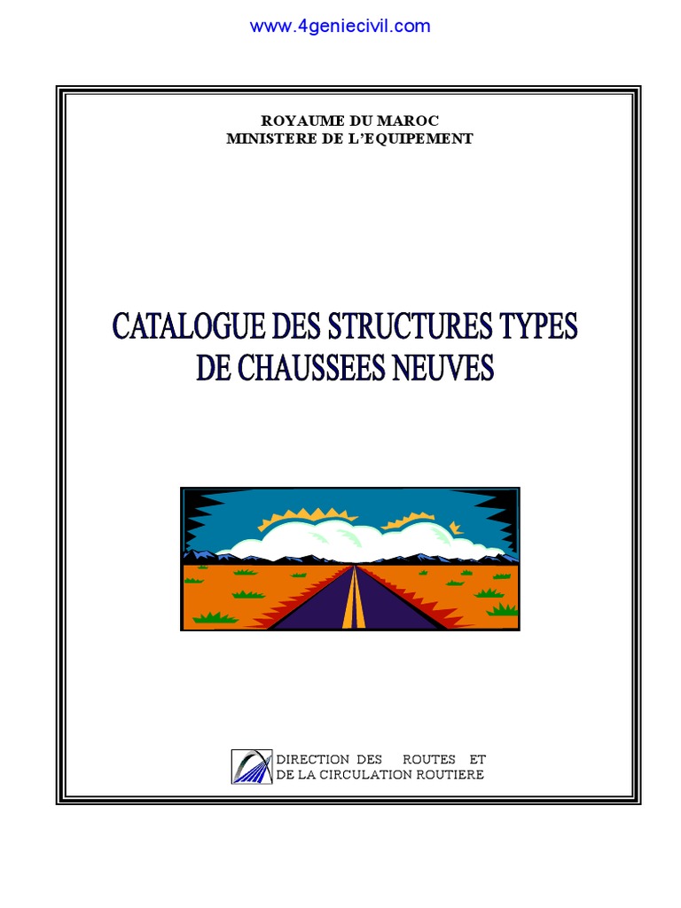 Catalogue Structures Types Chaussees Neuves | PDF | Infrastructure ...