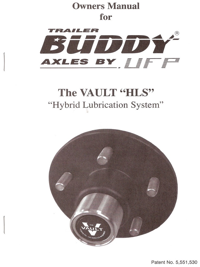 Trailer Buddy Vault Download Free PDF Axle Manufactured Goods