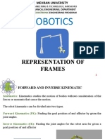 Robotics: Representation of Frames