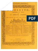Rigoletto Score Italian English