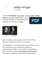 Orville Et Wilbur Wright: Pionniers Américains de L'aviation
