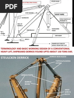 Derrick and Crane Components on Ships | PDF | Crane (Machine) | Machines