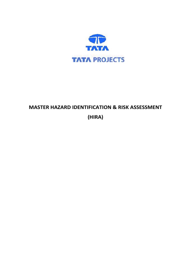 Master HIRA for Construction Safety | PDF | Risk | Risk Assessment