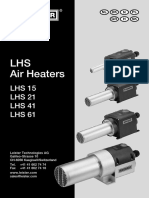 LHS Air Heaters: LHS 15 LHS 21 LHS 41 LHS 61