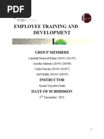 HRM Engro Report