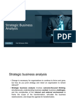 Strategic Business Analysis: Pivot Strategy