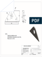 Nota: - Todas Las Unidades en Mm. - Materialidad Corresponde A Acero A36. - Placa Con e 6 MM