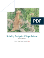 Stability Analysis of Slope Failure: Imphal, Manipur