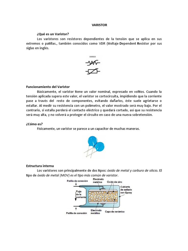 VARISTOR | PDF