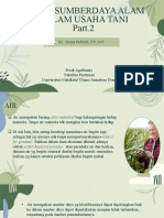 Peran Sumberdaya Alam Dalam Usaha Tani: Prodi Agribisnis Fakultas Pertanian Universitas Nahdlatul Ulama Sumatera Utara
