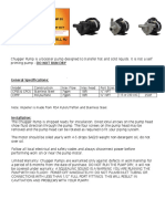 Chugger Pump CPSS CPCS CPPP Datasheet - 1
