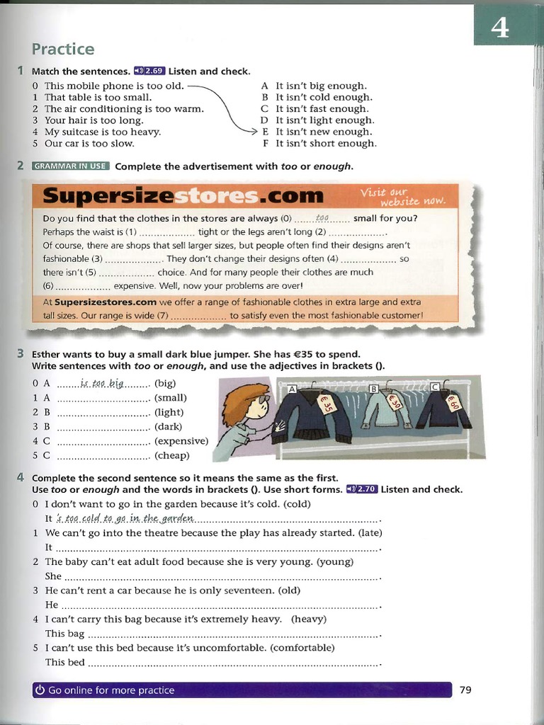 Too and enough my grammar lab a1 a2 pdf