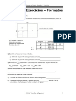 Desenho de Projetos - Exercícios de Desenho Técnico