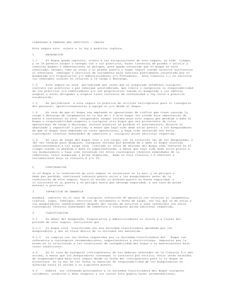 CL 280 - 1.11.95 Esp | PDF | La energía nuclear | Seguro