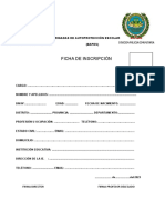 Ficha de Inscripción: Brigadas de Autoprotección Escolar (Bapes) Divicion Policia Comunitaria