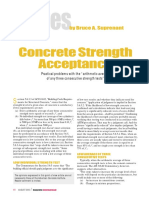Concrete Strength Acceptance: by Bruce A. Suprenant