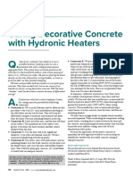 Curing Decorative Concrete With Hydronic Heaters: Acknowledgments