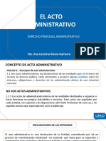 El Acto Administrativo