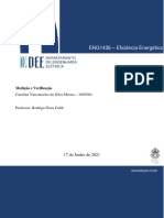 ENG1436 - Eficiência Energética: Medição e Verificação