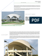 Tensile membrane structure offers versatility of form to food court