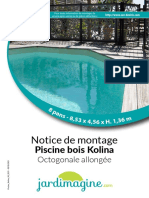 Notice de Montage: Piscine Bois Kolina