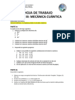 H.T. Unidad III MecÃ¡nica CuÃ¡ntica, Entrega 31.03.2023