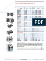 Electronic Overload Relays Class 10, 20, 30