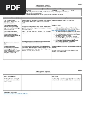 music lesson plan 