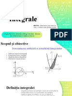 Integrale: MOTTO: Matematica Este Limba Pe