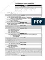 2011-2012 Assessment Timeline MS (Redwood)