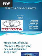 Download Case Study-Toyota Innova by Sachin Garg SN64100075 doc pdf