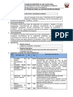 Municipalidad Distrital de Sangara Especificaciones Técnicas para La Contratación de Bienes