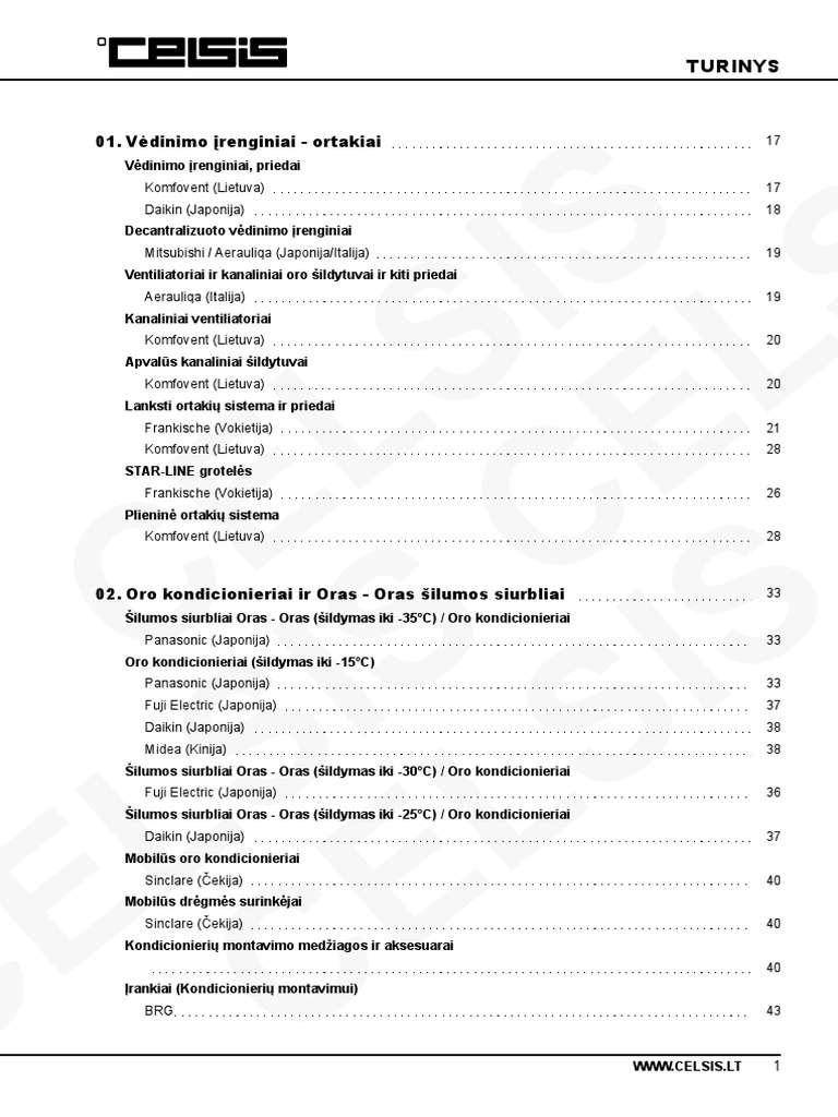 Celsis Katalogas 2018 | PDF