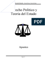Apuntes de Derecho Político y Teoría Del Estado